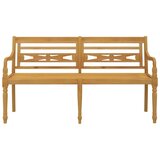 vidaXL Klupa Batavia 150 cm od masivne tikovine | shoptok.hr