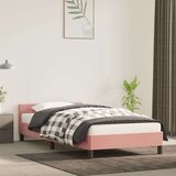 vidaXL okvir za krevet s uzglavljem ružičasti 80x200 cm baršunasti | shoptok.hr