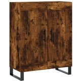  Visoka komoda dimljeni hrast 69 5x34x180 cm konstruiranog drva | shoptok.hr