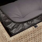  11-dijelni set vrtnih sofa s jastucima bež od poliratana | shoptok.hr