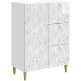 vidaXL Kreveta Bijela visokog sjaja 66 x 34 5 x 90 cm - Bijela visokog sjaja | shoptok.hr