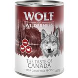 Wolf of Wilderness "The Taste Of" 6 x 400 g - Canada - govedina, puretina, bakalar Cijene