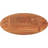 Stolna Mizna plošča 80x40x3,8 cm ovalna trdna bukovina | Shoptok.si