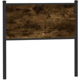  The Living Store Posteljno vzglavje dimljeni hrast 80cm inženirski les in jeklo - Vzglavje, (21456182) Cene