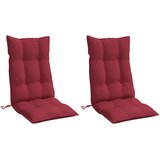  Jastuci za stolicu s visokim naslonom 2 kom boja vina tkanina | Eponuda.com