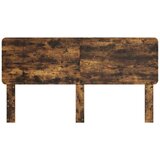  Uzglavlje s uzglavljem Dimljeni hrast 200 cm Konstruirano drvo | shoptok.hr