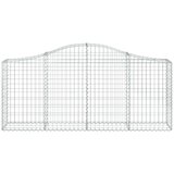  Lučne gabionske košare 10 kom 200x30x80/100cm pocinčano željezo | shoptok.hr