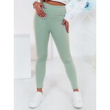 DStreet Legginsy damskie z wysokim stanem SOFLEGG jasnozielone Cijene