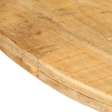  Blagovaonski stol okrugli 175 x 75 cm od grubog drva manga | shoptok.hr