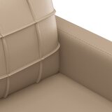 3-dijelni set sofa s jastucima boja cappuccina od umjetne kože | shoptok.hr