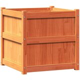 Maison Chic Vrtno cvetlično korito - Cvetlični Lonec 2 kosa voščeno rjava trdna borovina, (21790176) | Shoptok.si