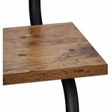  Zidna polica s 2 razine Staro drvo 40 x 24,5 x 61 cm | shoptok.hr