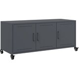 TV ormarić antracit 100,5 x 39 x 43,5 cm čelik | shoptok.hr