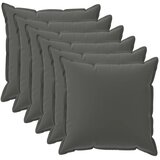  Jastuk s jastukom HOUTEN 6 kom. Antracit Poliester - Antracit 45 x 45 cm 6 | shoptok.hr