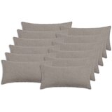  Presvlaka za jastuk 12 pcs HEERLEN Svjetlosiva 40 x 80 cm | shoptok.hr