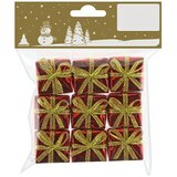  ukrasi za božićno drvce (crvena, plastika, 9 kom.) | shoptok.hr
