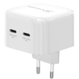 Konfulon C83Q kućni punjač 2 x USB-C 36W, Beli Cene
