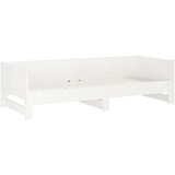  Dnevni ležaj na izvlačenje bijeli 2x(90x190)cm masivna borovina | shoptok.hr