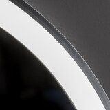  Brilagi-LED grejano ogledalo sa prigušiva i pozadinskim osvetljenjem ALU PRO LED/18W/230V pr.60 cm IP44 mat hrom | Eponuda.com