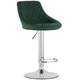 KAST barska stolica - baršunasto zelena / kromirana baza | shoptok.hr
