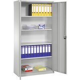 C+P Univerzalna omara, VxŠxG 1950 x 950 x 420 mm, svetlo sive barve | Shoptok.si