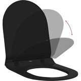  WC daska Podesiva Crna 50 x 36,5 x 5 cm Polipropilen | Eponuda.com