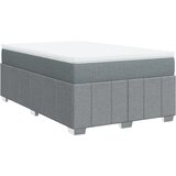  Krevet s oprugama i madracem svjetlosivi 120x190 cm od tkanine | shoptok.hr