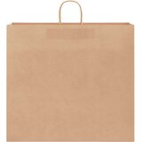  Papirnate vrečke 250 kosov z ročaji rjave barve 54x15x49 cm, (5000160957) | Shoptok.si