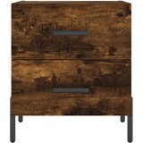  Noćni ormarić boja hrasta 40x35x47,5 cm od konstruiranog drva | shoptok.hr