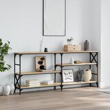  Konzolni stol boja hrasta 180x29x76,5 cm konstruirano drvo | shoptok.hr