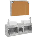  Set namještaja za kupaonicu 4 kom. Betonska siva | shoptok.hr