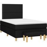  box spring s madracem crni 120 x 190 cm od tkanine | shoptok.hr