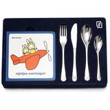 Zilverstad Otroški jedilni pribor iz nerjavečega jekla v srebrni barvi 4 ks Miffy – | Shoptok.si
