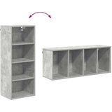 Viseći ormarić s policom Riga Betonski sivi 40 x 29 5 x 100 cm | shoptok.hr