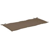  Jastuk za vrtnu klupu smeđesivi 120 x 50 x 3 cm tkanina Oxford | shoptok.hr