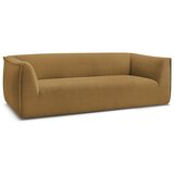 Bobochic Paris Gorčično rumena sedežna garnitura iz rebrastega žameta 242 cm Giorgia – | Shoptok.si