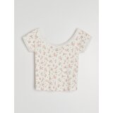 Sinsay Bluza s cvjetnim uzorkom s čipkastim obrubom | shoptok.hr