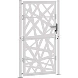 vidaXL Vrtna vrata 105x180 cm Vremensko odporno jeklo Light Design | Shoptok.si