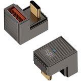 INF Adapter USB ženski na Type-C moški U-oblike, 120W z indikatorjem, aluminij, (5000098878) | Shoptok.si