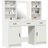  3-delni set toaletne mize v beli barvi iz umetnega lesa, (22055023) | Shoptok.si