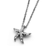 Oliver Weber Ženski Sea Starfish Crystal Lančić sa swarovski belim kristalnim priveskom