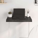 Stolna ploča tamnosiva 60x40x(2-6) cm obrađena masivna hrast | shoptok.hr