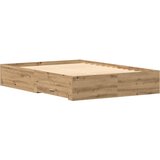  Krevetna konstrukcija s ladicama Umjetnički hrast 140 x 200 cm | shoptok.hr