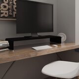 vidaXL stojalo za TV / ekran stekleno črno 90x30x13 cm Cene