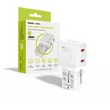 45W Travel Adapter EU /US /UK /AU PW26, white