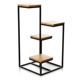  Stalak za cveće KASKADA 79x40 crna/smeđa | Eponuda.com