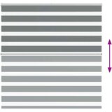 vidaXL Zavjesa zebra 140x150 cm širina tkanine 135,9 cm poliester | shoptok.hr