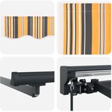  Okvir tende Žuta i Siva 350 x 250 cm Poliester s PU premazom | shoptok.hr