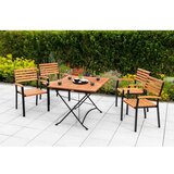 Gardenson Vrtna Miza Schlossgarten, Zložljiva, 90x90 | Shoptok.si