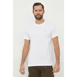 Calvin Klein Jeans Bombažna kratka majica moška, bela barva, J30J325268